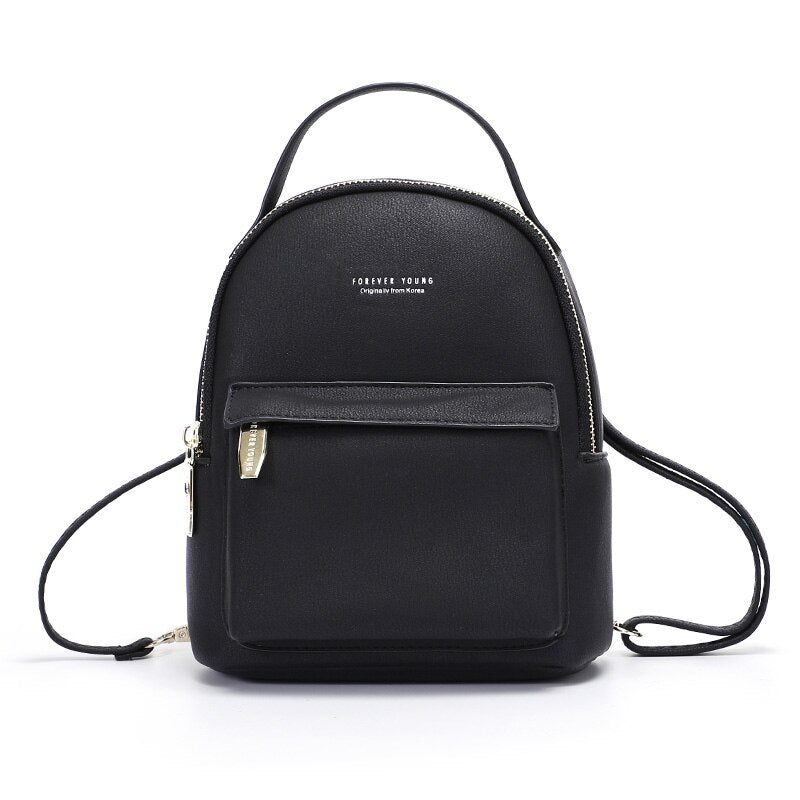 Fashion Women Backpack Soft Leather Small Backpacks Female Back Pack Ladies Shoulder Bag Satchel Mini Mochila Bagpack