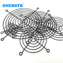 High-Quality Black CPU Cooling Fan Cover Iron Net 4cm 5cm 6cm 7cm 8cm 9cm 12cm 13.5cm 14cm Computer Chassis Hot sales