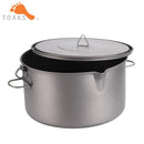 TOAKS TITANIUM POT WITH BAIL HANDLE Outdoor Camping Pot Lightweight Equipment 750ml, 1100ml, 1300ml, 1600ml, 2000ml