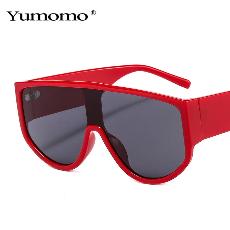 2020 Fashion Oversized Sunglasses Women Men Sun Glasses Retro One-piece Windproof Goggles Mirror Sunglass Brand Design UV400