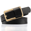 Fashionable Personality Green Belt Simple Narrow Waistband Skirt Decorative Genuine Belts for Women Accessories FCO143