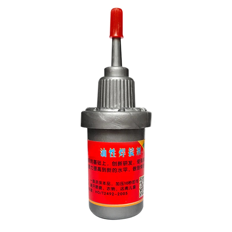 New Multi Purpose Adhesive Glue Plastic Wood Metal Rubber Tire Repair Glue Soldering Agent Metal Welding Flux 0.5 Fl Oz Vc