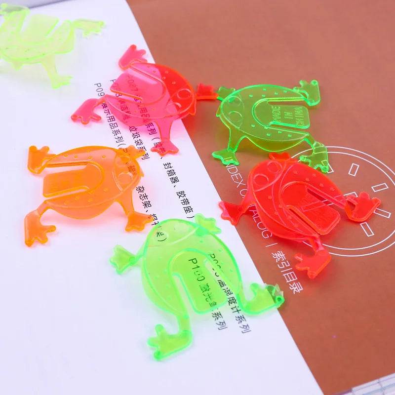 10/20PCS 4.3*4.3cm Jumping Frog Hoppers Game Kids Party Favor Birthday Party Toys for Girl Boy Goody Bag Pinata Fillers