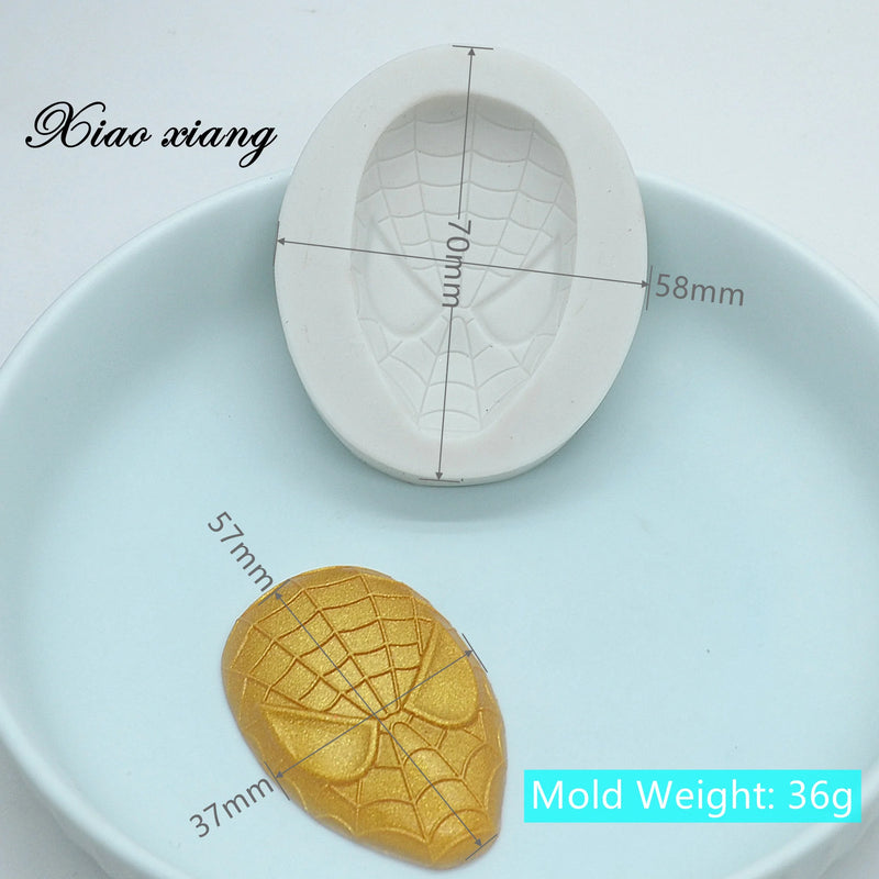 Super Hero  Silicone Molds Cake Decorating Tools 3D Fondant Mold for Caking Decoration Chocolate Candy Mold Baking Tools M352