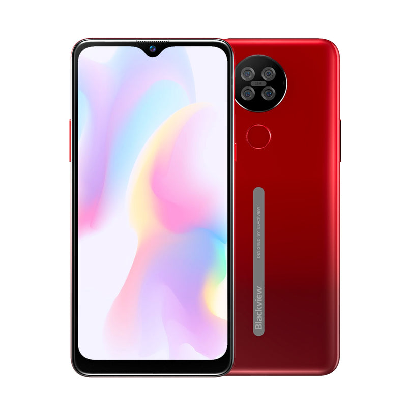 Blackview A80s 4GB+64GB Smartphone 13MP Quad Camera 4200mAh Android 10 Octa Core Face ID 4G Mobile Phone Fingerprint Telephone