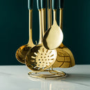 6/7PC Cookware Kitchenware set Nordic style Stainless Steel kitchen tools accessories luxury cooking utensils Special tool Spoon