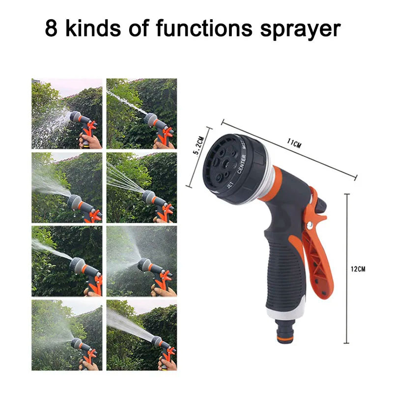 Free Shipping Garden Expandable Hose Pipe Water Hose Magic Hose Flexible Watering Hose Car Washing Hose Plastic With Spray Gun