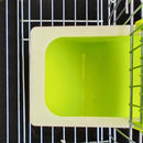 Bird Feeder Durable Lightweight Seed Catcher Tray Birds Cage Hanging Food Dish Cup For Parrot Pigeon Feeding Holder
