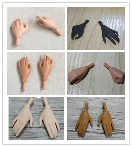 Hands for Joints Babi Doll Collection Original Hands for Heroine Doll Replace Hands DIY Toys Doll Accessories