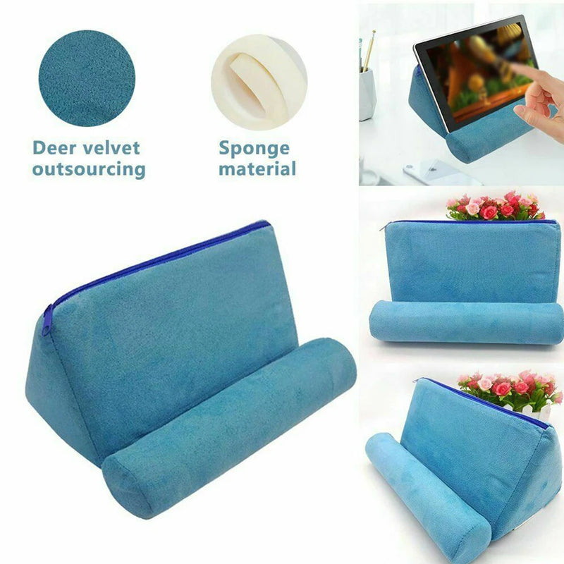 Tablet Holder Bed Sponge Office Portable Mobilephone Rest Foldable Book Reading Cushion Soft Car Support Pillow Stand