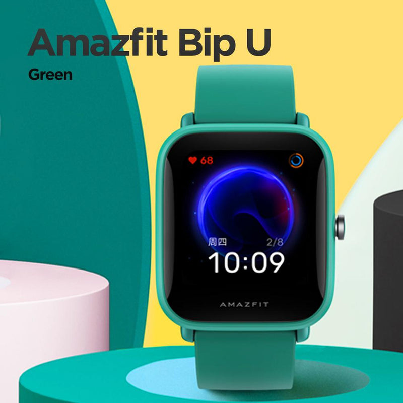 New Original Amazfit Bip U Smartwatch 5ATM Water Resistant Color Display  Sport Tracking Smart Watch For Android iOS Phone