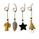 Nordic Style Wooden Baby Gym Nursery Sensory Toys Gantry Foldable Baby Play Gym Frame Activity Center Hanging Bar Newborn Gift