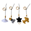 Nordic Style Wooden Baby Gym Nursery Sensory Toys Gantry Foldable Baby Play Gym Frame Activity Center Hanging Bar Newborn Gift