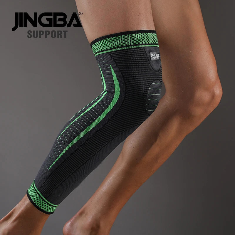 JINGBA SUPPORT 1PCS Football Ankle support+Basketball knee Pad Elbow brace support protector +Wristband boxing hand wrap Support