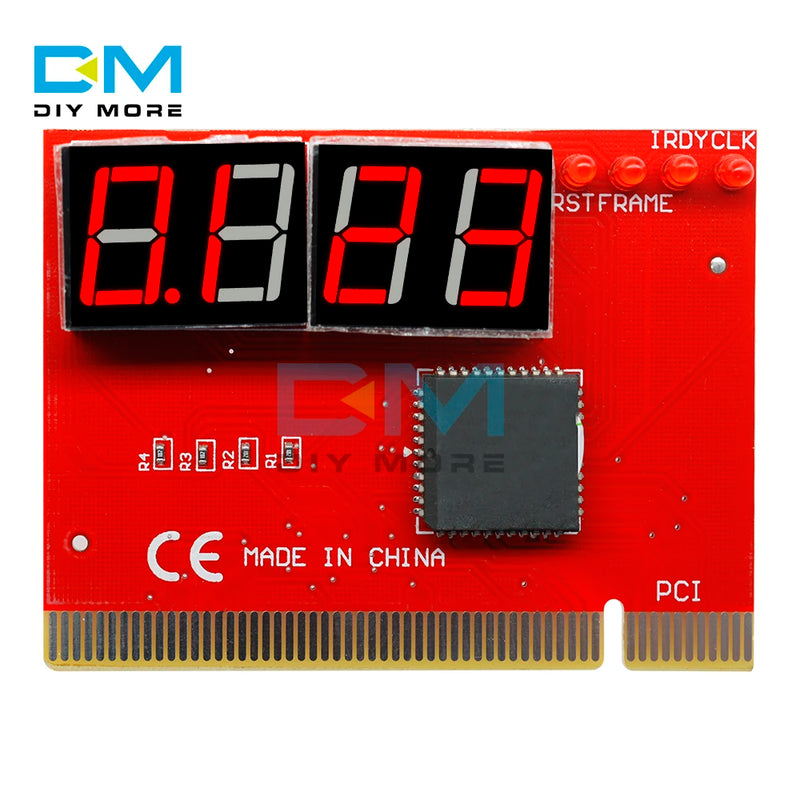 4 Digit PC Computer Mother Board Debug Post Card PCI Motherboard Diagnostic Analyzer Tester Electronic PCB Board Module