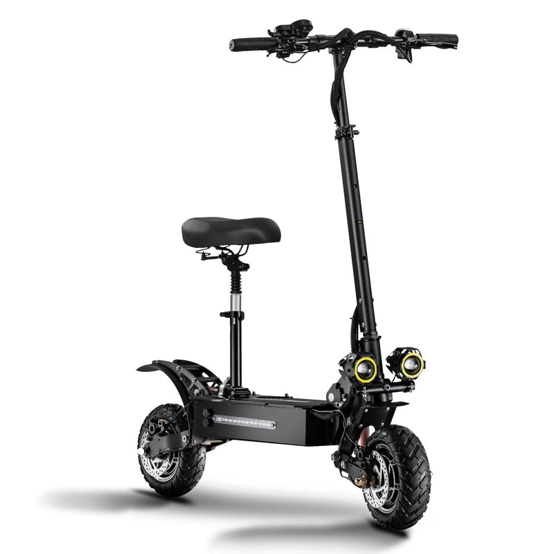11 inch electric scooter high-speed off-road high-power C-type front fork hydraulic shock absorber dual-drive foldable electric