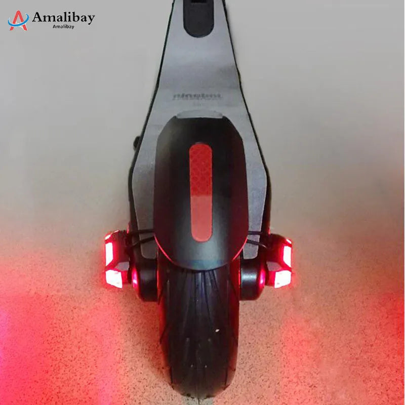 Electric Scooter Warning Light USB Charging Flash Taillight For Ninebot KickScooter ES1 ES2 ES4 Xiaomi Ninebot Parts Accessories