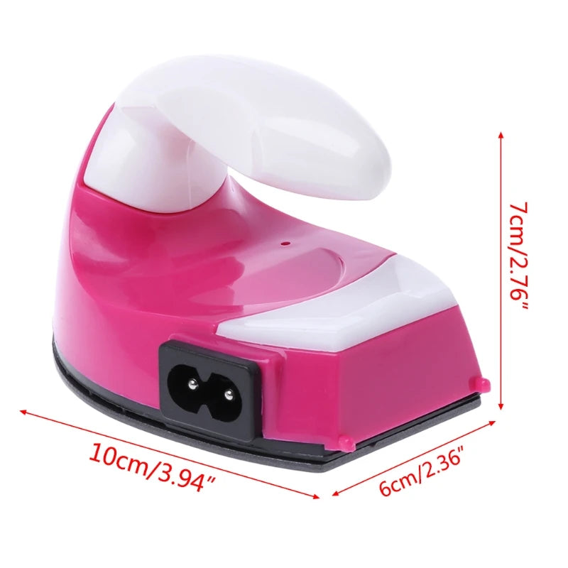 Mini electric iron fast heating DIY craft hot repair clothing quilt iron travel special iron portable iron plug iron