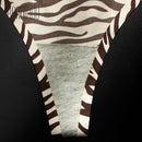 3 Pcs Woman Underwear Sexy Seamless Ice Silk Sports Female T-back Soft High Quality G-string Print Thongs Women's Panties