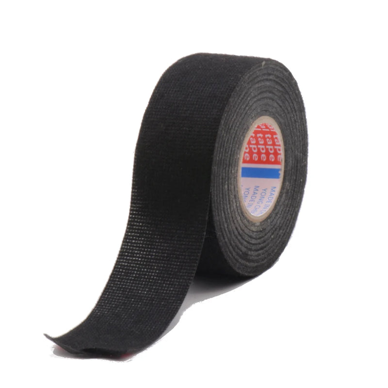 15/25Meters Black New Adhesive Cloth Tape Industrial Tape For Cable Harness Wiring Loom 9/15/19/25/32mm