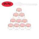 20Pcs 20ml Acrylic Round Clear Jars with Lids for Lip Balms Creams  DIY Make Up Cosmetics Samples lip gloss Containers Set
