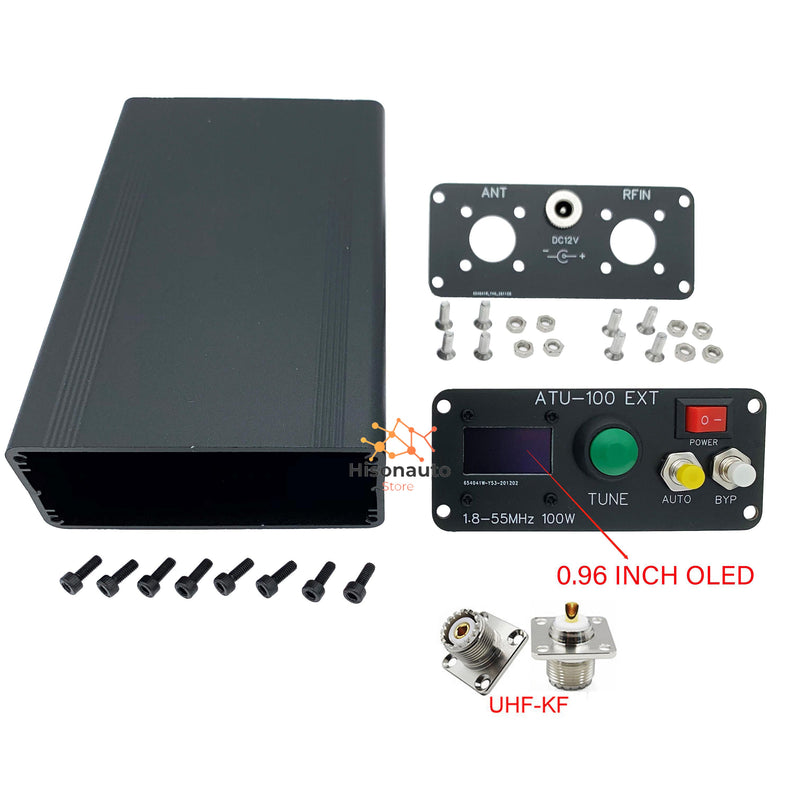 Hisonauto ATU-100 ATU100 1.8-50MHz DIY Kits  Automatic Antenna Tuner by N7DDC 7x7 Firmware Programmed / SMT/ Chip Soldered