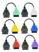 Professional For FiatECU Scan Adapter OBD OBD2 Connector Multi Scan ABS Airbag obd2 scanner Diagnostic cable for Fiat ECU Scan