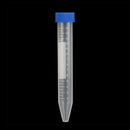 10Pcs 15ml Transparent Screw Cap Cone Bottom Centrifugal Tube with Scale Free-standing Centrifuge Tube Laboratory Vial Container