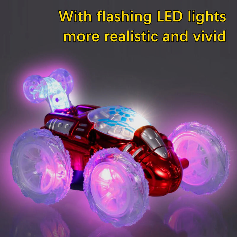 999G-27A Remote Control Stunt Car RC Car Toy with Flashing LED Lights 360° Tumbling Mini RC Model Toys Gifts for Kids Children