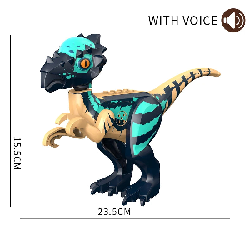 Brutal Raptor Building Jurassic Blocks World 2 MINI Dinosaur Figures Bricks Dino Toys For Children Dinosaurios Christmas
