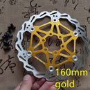 NEW Bicycle Brake 160mm/180mm/203mm Disc Brake MTB DH Disc Rotors Hydreaulic Brake Pad Float Multicolor Brake pad Bicycle Parts