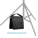 Photography Black Sandbags Use For Background Backdrop Stand,Photo Studio Boom Arm Cantilever Light Tripod,Heavy Duty Sand Bag