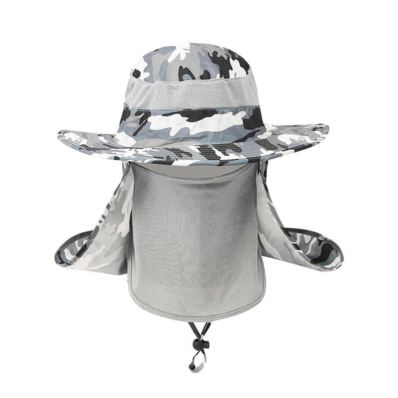 Outdoor Mountain Climbing Bucket Hat Large Round Brim Sun Block Quick Drying Fishing Hats Summer Sun Cap For Travel New