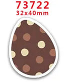 DIY Craft Supplies Sewing Accessories Cartoon Easter Bunny Printed Planar Resins Mold 10 Pieces. PR-73721