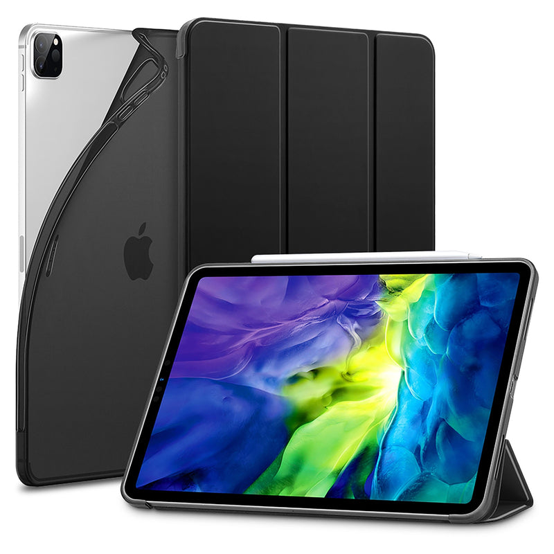 ESR for iPad Pro 12.9 Case 2020 Soft TPU Cover for iPad Pro 2020 11 inch 12.9 Case Auto Wake Sleep Smart Case Back Cover Funda