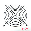 High-Quality Black CPU Cooling Fan Cover Iron Net 4cm 5cm 6cm 7cm 8cm 9cm 12cm 13.5cm 14cm Computer Chassis Hot sales