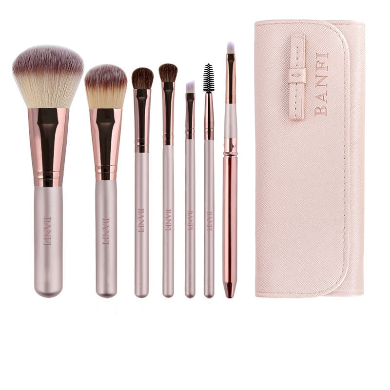 FJER 7-9PCS Makeup Brushes Kit Beauty Makeup Brush тени для век Cosmetic Blush Foundation Eyeshadow Concealer кисти для макияжа