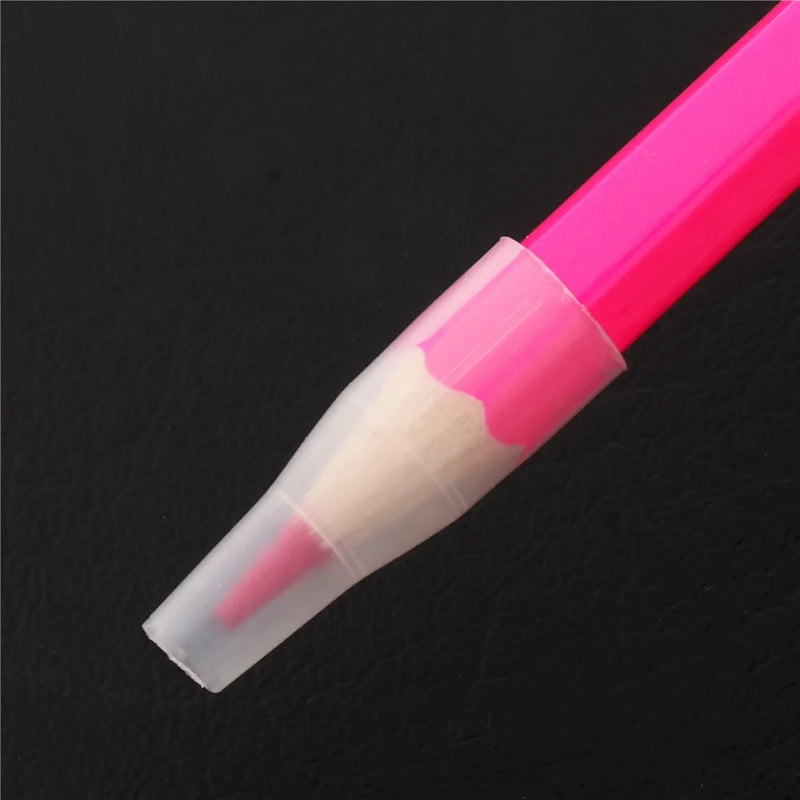 High quality 10pcs Transparent white Pencil Cap Pen Cover Student School Office Stationery Supplies