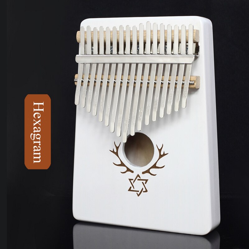 17 Keys Kalimba Mahogany Thumb Piano Reed 17 Key Music Keyboard Mini Piano High-Quality Wooden African Kalimba Finger Piano