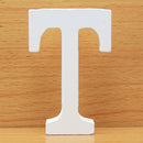 8 CM Letras Decorativas Grandes White Wooden Letters Home Decor Wedding Decoration DIY Personalised Name Design Free Standing