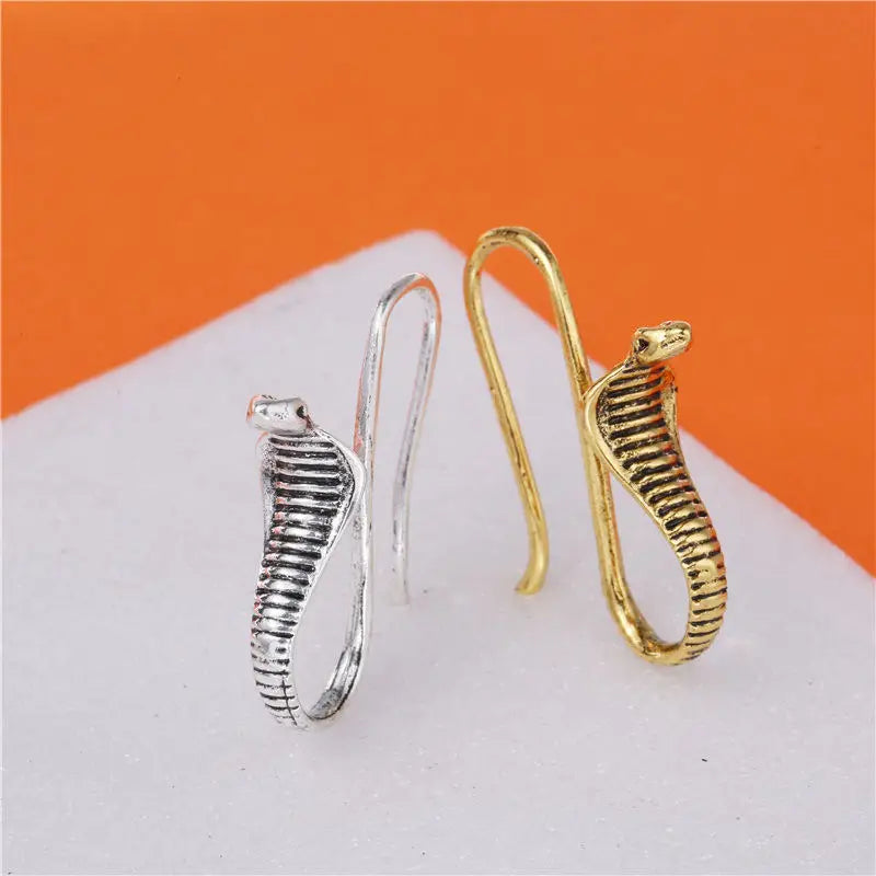 Egyptian Cobra Earrings Snake Egyptian Jewelry Earrings for Women Fashion Jewelry Women Egypt Puck Rock Style