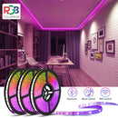 LED Strip Lights, Ultra-Long RGB 5050 LED Strips with Remote Controller, Color Changing Tape Light with 12V  Adapter for Bedroom