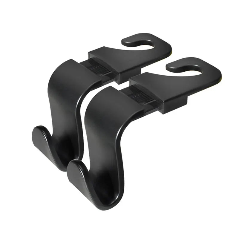 4pcs Car Seat Hook Headrest Hanger Universal Seat Back Stretchable Hook for Bags Handbags Clothes Multifunctional Clips Bracket