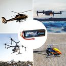 Zeee 3S 9000mAh Lipo Battery 11.1V 100C Deans Connector with Metal Plates for RC Car Truck Buggy Tank RC Hobby Models RC Parts