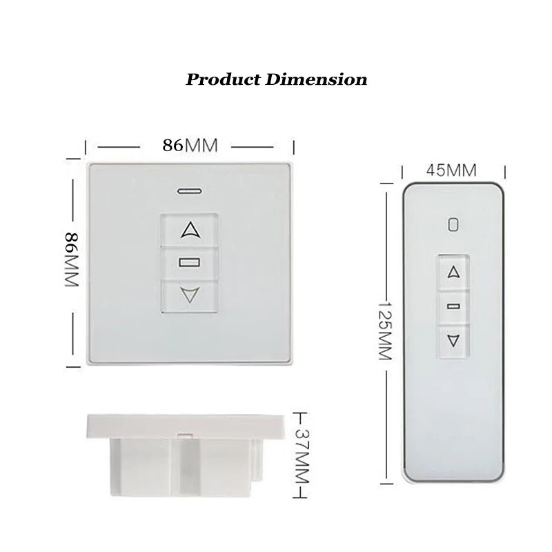 AC110V 230V to DC24V Transformer Convertor Smart Window Opener Switch Wireless Motor Wall Controler Forward Remote Rain Sensor