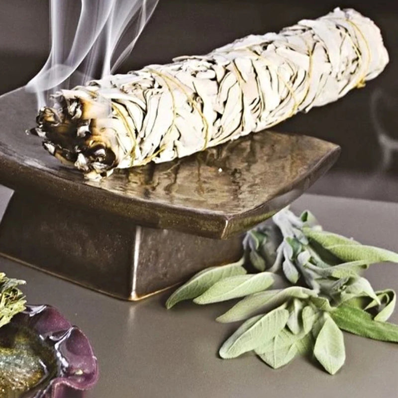 Natural White Sage Bundles Smudge Sticks Indoor Purification Smoking Aroma Leaf Bundle Sage Smudge Sticks for Home Cleansing