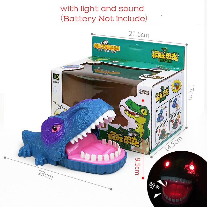 Large Crocodile Shark Dog Mouth Dentist Bite Finger Game Novelty Jokes Toys For Children Kids Family Funny Trick Play Game Gift