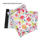 10pcs Printed Tote Bag Express Bag with handle Courier Bag Self-Seal Adhesive Thick Waterproof Plastic Poly Envelope Mailing Bag
