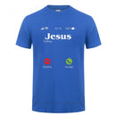 Jesus Is Calling T Shirt Christ Christian Religion Faith Bible Catholics Gift T-Shirt For Men Male Short Sleeve O Neck Tshirt