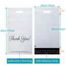 10pcs Printed Tote Bag Express Bag with handle Courier Bag Self-Seal Adhesive Thick Waterproof Plastic Poly Envelope Mailing Bag